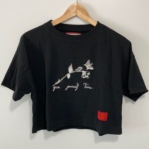 NWOT - CHNGE “Give Yourself Time” Crop